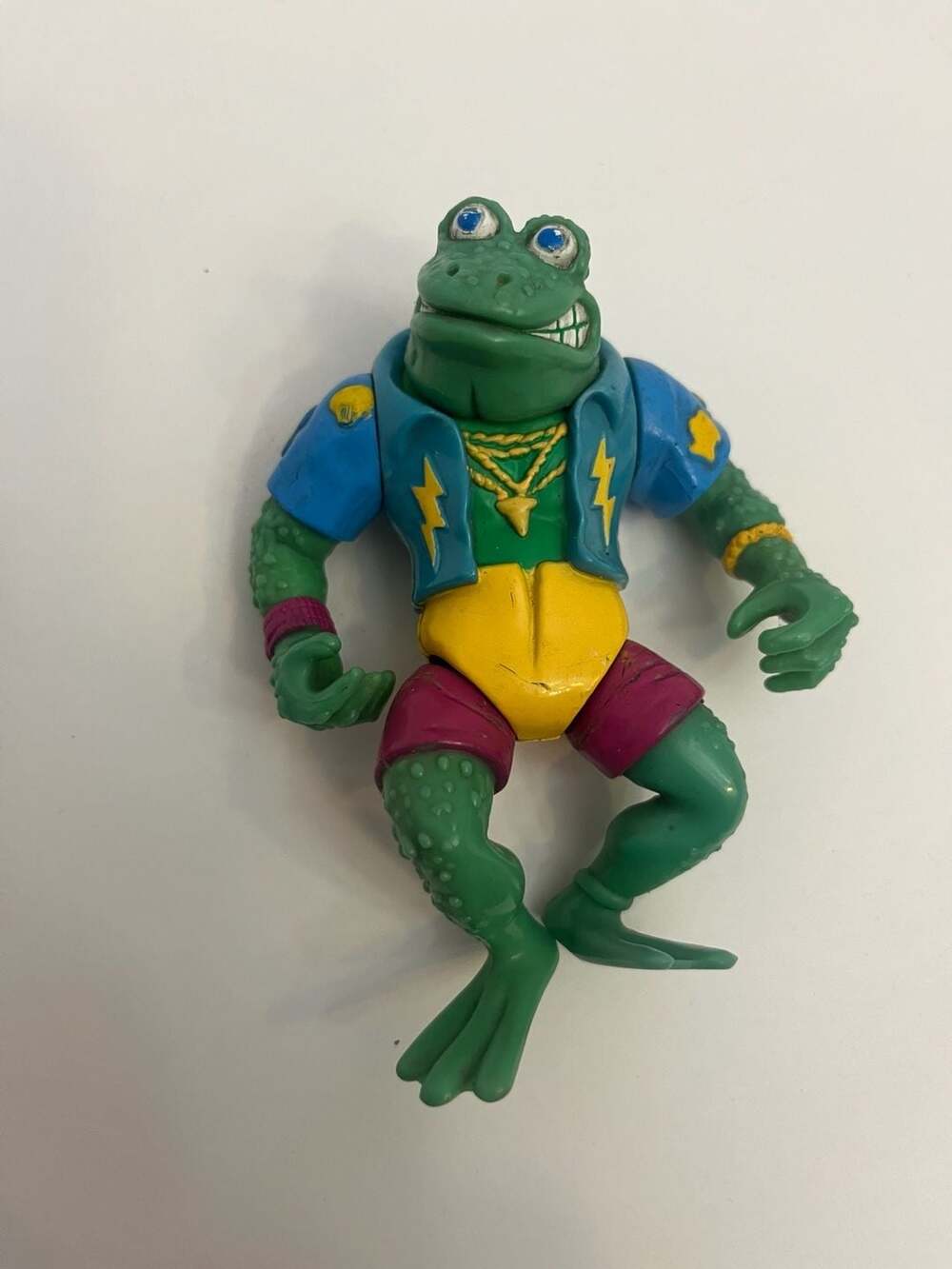 Vintage 1990 TMNT Napoleon Bonafrog Action Figure Playmates Toys